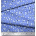thumbnail image 3 of Soimoi Poly Georgette Fabric Leaves & Magnolia Floral Print Fabric by Yard 42 Inch Wide, 3 of 5