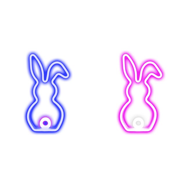 SUTENGDA 2pcs Easter Window Lights Easter Eggs Bunny Lights Decorations Battery Operated Easter Lights with Suction Cup Easter Decorations for Home Indoor Easter Party Decor