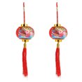 thumbnail image 1 of 2Pcs Chinese Lantern Pendants New Year Pendants Chinese Hanging Lantern Decors, 1 of 8