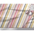 thumbnail image 3 of Soimoi Purple polyester Crepe Fabric Stripe & Paisley Print Sewing Fabric Yard 42 Inch Wide, 3 of 3