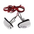 thumbnail image 4 of jinwen 1 Pair 12V Red LED Car Windshield Jet Spray Nozzle Wiper Washer Eyes Lamp Yellow, 4 of 8