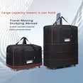 thumbnail image 4 of YOPTOP Foldable Travel Luggage Bag With Wheels  Large Storage Bag Backpack For Business Trip With Wheels  Large-Capacity Travel Bag With Wheels  Expandable Carry On Luggage Bag Portable M,Purple, 4 of 4