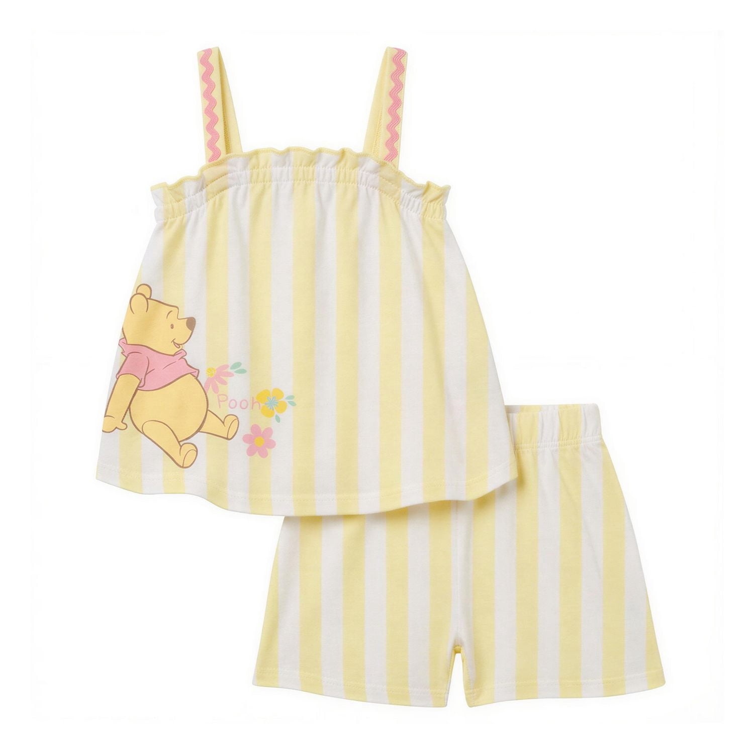 Disney Winnie The Pooh Girls' Top & Shorts Set