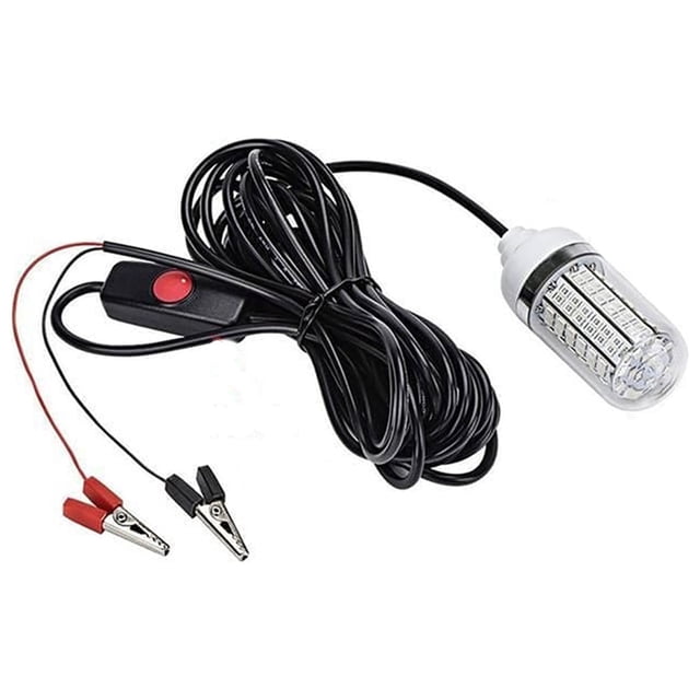 Pond Lights Led Underwater Submersible Deep Drop Fishing Light,12V Led Bait Fishing Light Fish Finder Led Lamp Led Submersible Underwater Fishing Lights Led Underwater