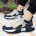 thumbnail image 3 of Chaussures de Marche pour Hommes Antidérapantes Respirantes Espadrilles Antidérapantes pour la Randonnée Courts Voyages Plein Air Blanc 40, 3 of 8