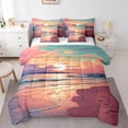 thumbnail image 1 of YST Anime Beach Bedding Comforter Set, 7-Piece, Ocean Wave Theme, Twin, 1 of 6