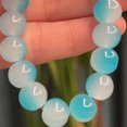 thumbnail image 3 of LYMAYTER Women Bracelet Beads Bracelet - Contrast Color, Elastic Rope, Faux Crystal, 3 of 7