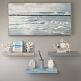thumbnail image 2 of Sorbus Floating Shelf Set - Rustic Wood, Multi Color 3 Pack Floating Shelves. (White, Grey, Green), 2 of 8