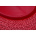 thumbnail image 2 of Plaque De Chargeur (Tresses) (Rouge) (13 ") - Ensemble De 6, 2 of 2