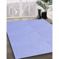 thumbnail image 3 of Ahgly Tapis d'Intérieur Lavable en Machine Carré Transitionnel Bleu Ciel, 5 Pieds Carré, 3 of 7