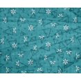 thumbnail image 4 of oneOone Polyester Lycra Turquoise Blue Fabric Texture & Triangle Geometric Craft Projects Decor Fabric Printed By The Yard 56 Inch Wide, 4 of 4