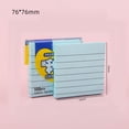 thumbnail image 3 of IMENGL Clearance! Lined Sticky Notes 6 Pads 3X3 Inches Aesthetic Pads with Lines Neutral Boho Self Stick Note Pads Perfect for Home School Desk Accessories 100 Sheets/Pad 6 One Size Multi-Color, 3 of 9