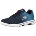 thumbnail image 1 of Skechers womens Go Walk 5 - Alive Sneaker, Navy/White, 6.5 US, 1 of 2