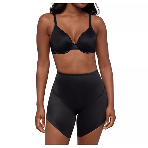 Miraclesuit Womens At Waist Slanted Hem Shaping Shorts 2447, Black, Large,