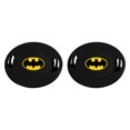 thumbnail image 1 of Slippery Racer Downhill Pro Round Batman Saucer Disc Snow Sled (2 Pack), 1 of 7