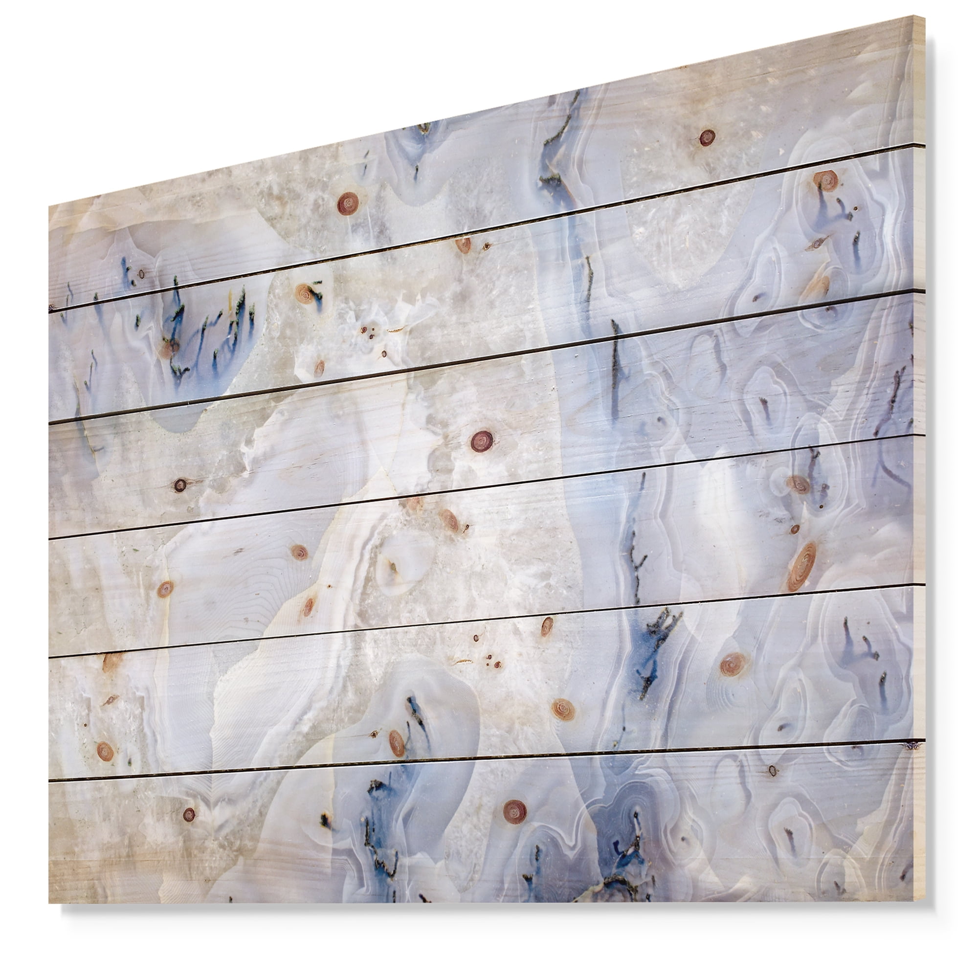 Tableau imprimé sur toile Design Art pierre d'Agate avec arrière-plan abstraite