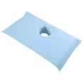 thumbnail image 4 of GROWTH TANK Housse de Table de Massage Lit Trou pour le Visage Drap d'Essuyage 75x55cm Bleu, 4 of 9