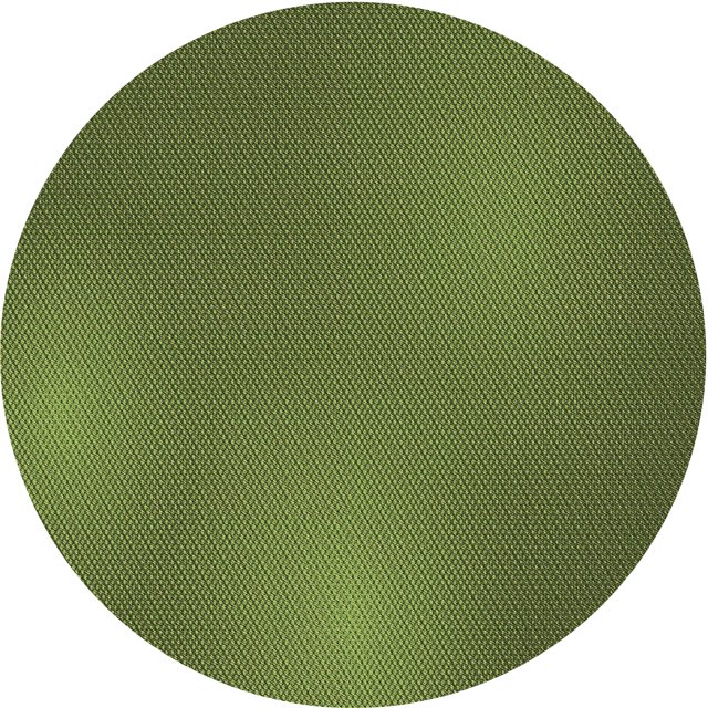 Ahgly Tapis Rond Lavable en Machine Intérieur Transitionnel Vert Pistache, 5 Pieds Rond
