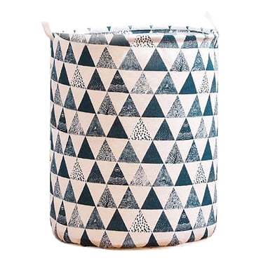 Mefallenssiah Fashion Printed Household Foldable toy Clothing Storage Bag Laundry Basket