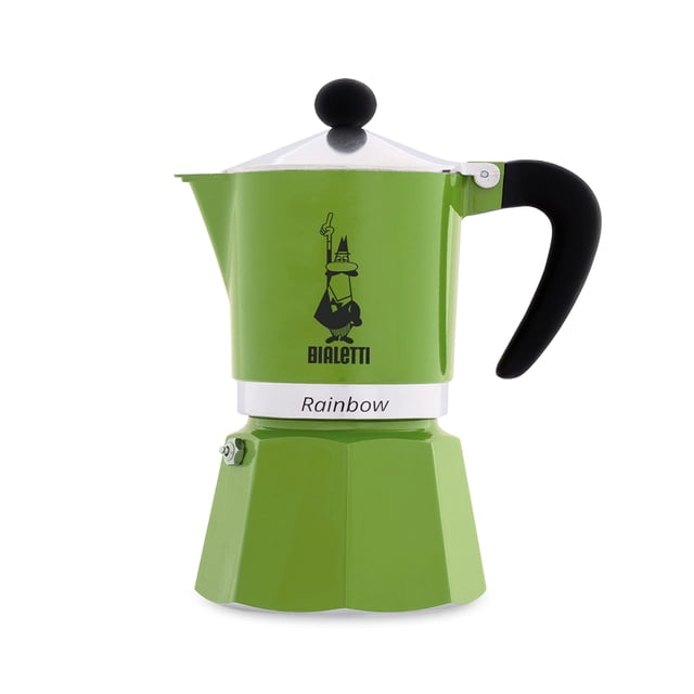 Bialetti 4972 Cafetière Espresso Arc-en-Ciel, Verte