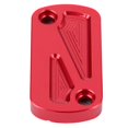 thumbnail image 2 of Garde de Réservoir de Liquide de Frein, Réservoir de Frein, Longue Durée de Vie Brillante en Alliage d'Aluminium pour Moto, Noir, Rouge, 2 of 8