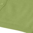 thumbnail image 5 of Fall Saving! HVOBTTY Girls Long Sleeve Open Front Cardigan, Girls Crewneck Cardigan Solid Long Sleeve Button Sweater Uniform Sweaters for Little Girls Green, 5 Years, 5 of 5