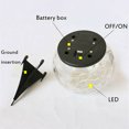 thumbnail image 3 of Solar Ball Lights Outdoor Waterproof, Cracked Glass Globe Solar Power Ground Lights, 3 of 6