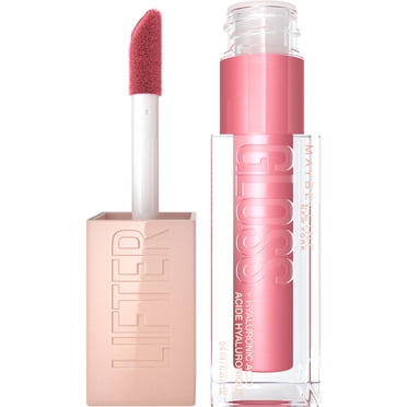 Maybelline New York Lifter Gloss, Hydrating Lip Gloss with Hyaluronic Acid, petal ,5.4 ml