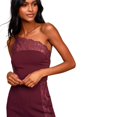 thumbnail image 3 of Free People Premonitions Burgundy Lace One-Shoulder Bodycon Slip Dress - XS, 3 of 3