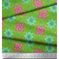 thumbnail image 2 of Soimoi Poly Georgette Fabric Artistic Floral Print Sewing Fabric Yard 52 Inch Wide, 2 of 3