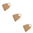 thumbnail image 2 of maskred Stylish And Functional Straw Handbag For All Needs Straw Beach Bag Shoulder Bag Straw Bag Tote Bag khaki 3Set, 2 of 6
