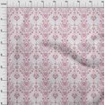 thumbnail image 4 of oneOone Rayon Pink Fabric Block Sewing Material Print Fabric By The Yard 56 Inch Wide, 4 of 5