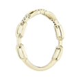 thumbnail image 4 of 0,15 Ct P.t. Forme Ronde Diamond Naturel Dernier Design Alliance pour Femmes Or Jaune Massif 14K Taille 8, 4 of 7