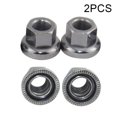 thumbnail image 5 of 1 Pair Bike Track Hub Axle Nut Fixed Gear for Bolt Screw Fastener Washer M10, 5 of 5