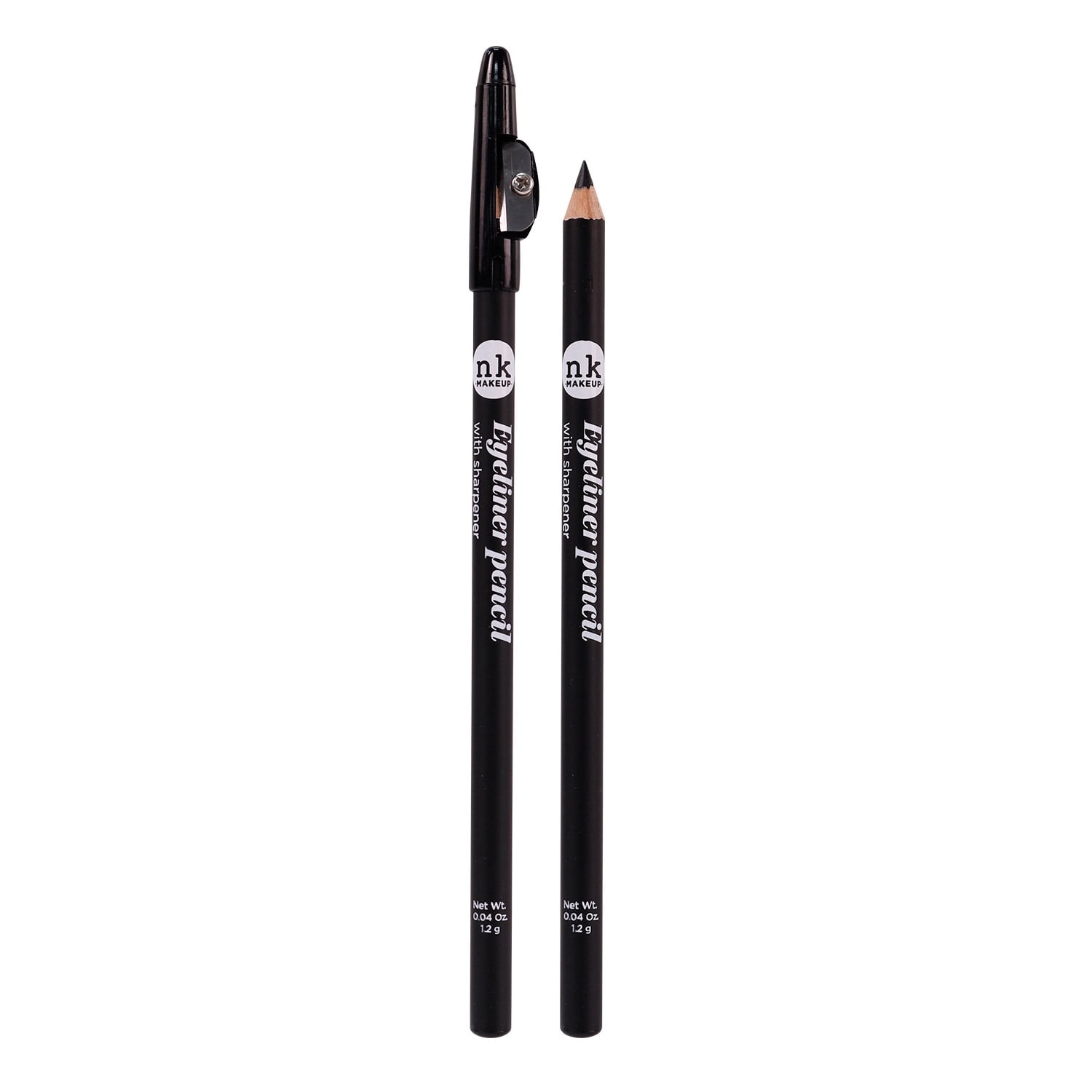 NICKA K Crayon Eyeliner avec Taille-Crayon - Noir (Nouveau)
