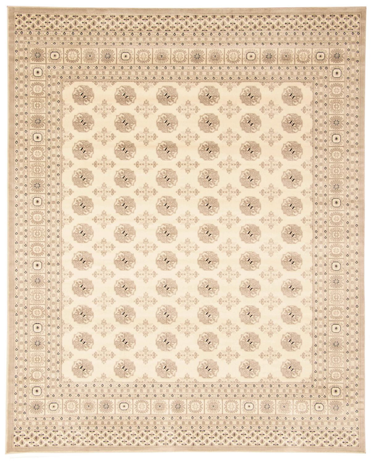 Tapis Tekke Oriental pour Salon, Salle à Manger, Chambre