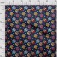 thumbnail image 3 of oneOone Cotton Jersey Blue Fabric Skull Sewing Craft Projects Fabric Prints By Yard 58 Inch Wide, 3 of 5