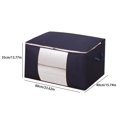 thumbnail image 3 of RYRDWP Heavy Duty Storage With Reinforced Handles Extra Large Storage Bags For Clothes Tote Bag Double Zipper For Space Saving Travel, 3 of 6