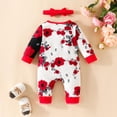 thumbnail image 3 of EDFBUYKRS Barboteuse pour Bébé Multipack Filles Manches Longues Imprimés Floraux Chandail à Enfiler Grenouillère Combinaison Vêtements, 3 of 3