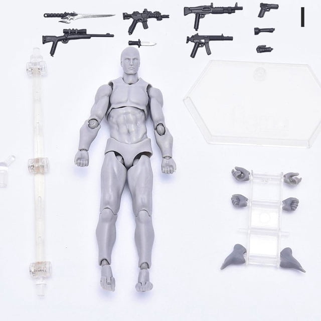 1 Ensemble de Figurines d'Anime pour Artistes Corps Figurine d'Action Modèle Jouet Humain Poupée