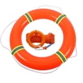 thumbnail image 1 of Dvkptbk 20 Inch/50Cm Pool Safety Throw Ring Life Preserver Ring Buoy, Swimming Swim Foam Ring Pool Buoy Pool Rings Life Preserver Ring for Pool with 98.7Ft Water Floating Lifesaving Rope, 1 of 1