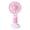 Pink, variant on Pcksrro Small household appliances deal!Handheld Fan Portable Handheld Fan Desktop Student Handheld Fan USB Charging Mini Fan