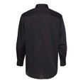 thumbnail image 4 of Van Heusen Mens Broadcloth Point Collar Solid Shirt, S, Grey, 4 of 5