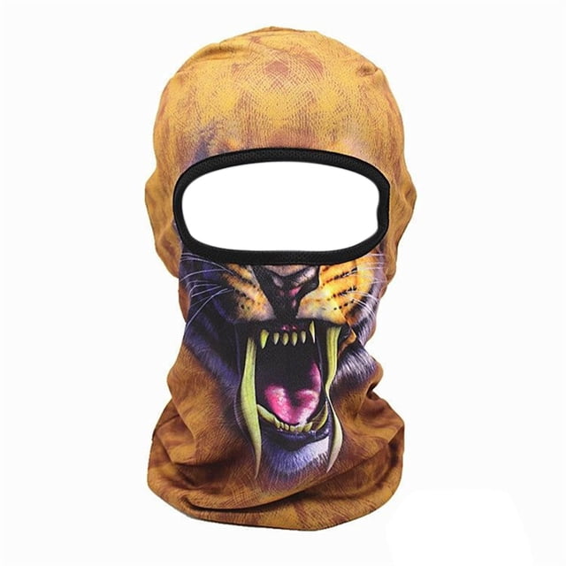 3D Animal Ski Face With Ears For Music Festivals Raves Halloween Parties And Outdoor Winter Activities