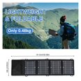 thumbnail image 3 of 14W Portable Solar Panel Charger Double USB 5V 3A Camping Foldable Solar Panel For Phone Charge Power Bank ,Easy to Install, 3 of 6