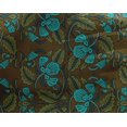 thumbnail image 4 of oneOone Georgette Viscose Fabric Leaves & Floral Block Decor Fabric Printed BTY 42 Inch Wide, 4 of 4
