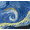 31. Starry Night, variant on iPad 6 5 Air 1 2 Gen 9.7 Inch [iPad 6th 5th Air 1st 2nd ] A1893 A1822 A1566 A1474 MD785LL/A MD788LL/A MD786LL/A MD789LL/A MD787LL/A MD790LL/A Smart Auto Sleep / Wake Printed PC Cover - Night Sky