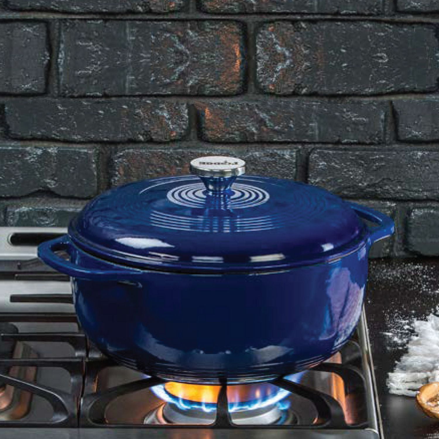 Cocotte Émail Indigo Lodge De 6 Pintes