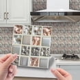thumbnail image 3 of TIELUTT 3D Tile Stickers Decoration DIY Floor Kitchen Decals for Wall Removable Widgets Wall Stickers Tiles Full Wall Decals Chalk Board Sticker for Wall Arch Decal Wall Peel And Stick, 3 of 3