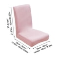 thumbnail image 4 of Under 25,Dining Room Chair Cover, Elastic Stretch Cushion for Kitchen Chairs, Colorful Chair Seat Covers for Dining Room, Washable Chair Protector, | Polyester, B-599 $BS$3, 4 of 9